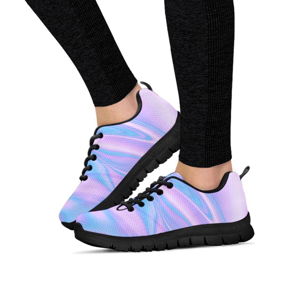 Abstract Holographic Women's Sneakers-grizzshop