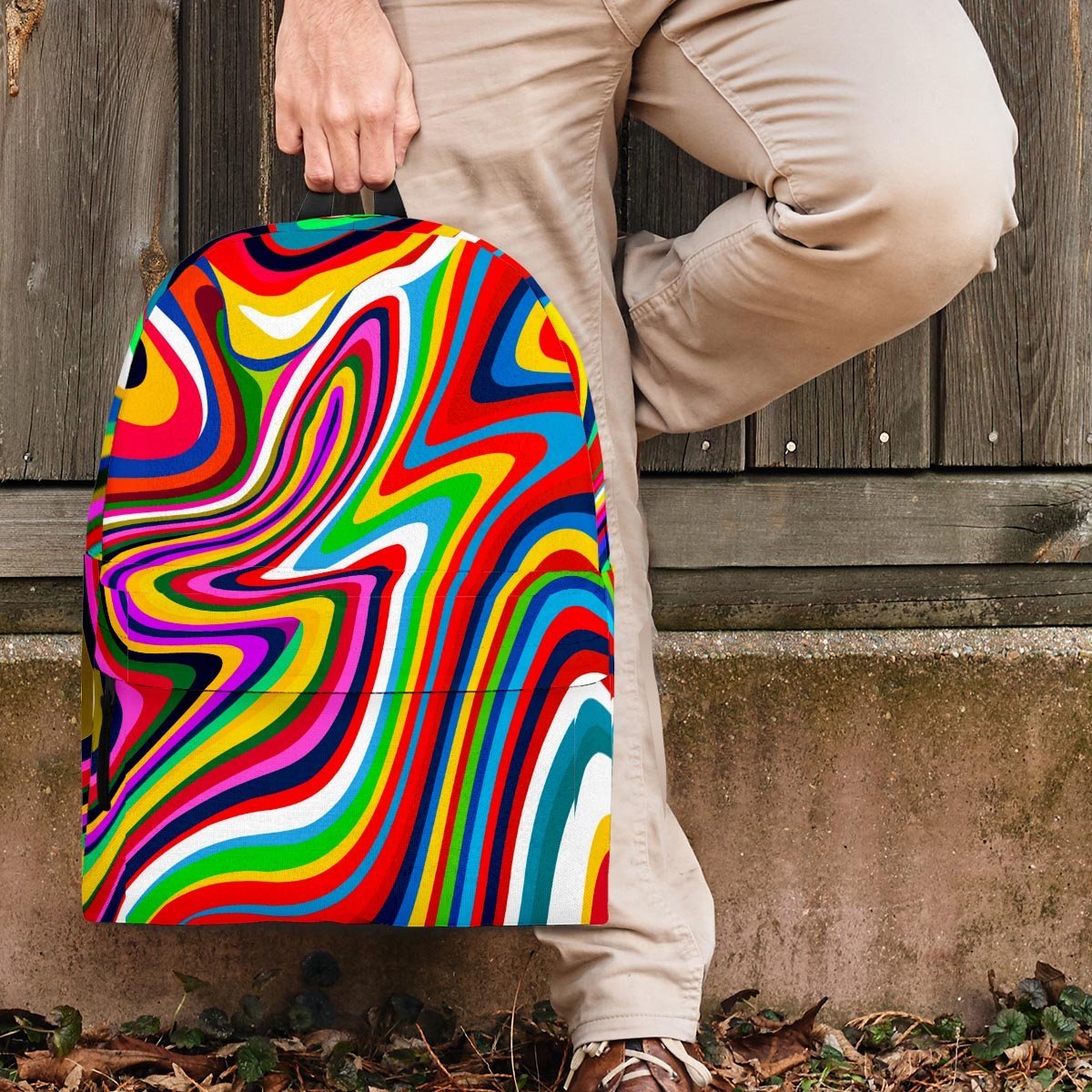 Abstract Ink Paint Backpack-grizzshop