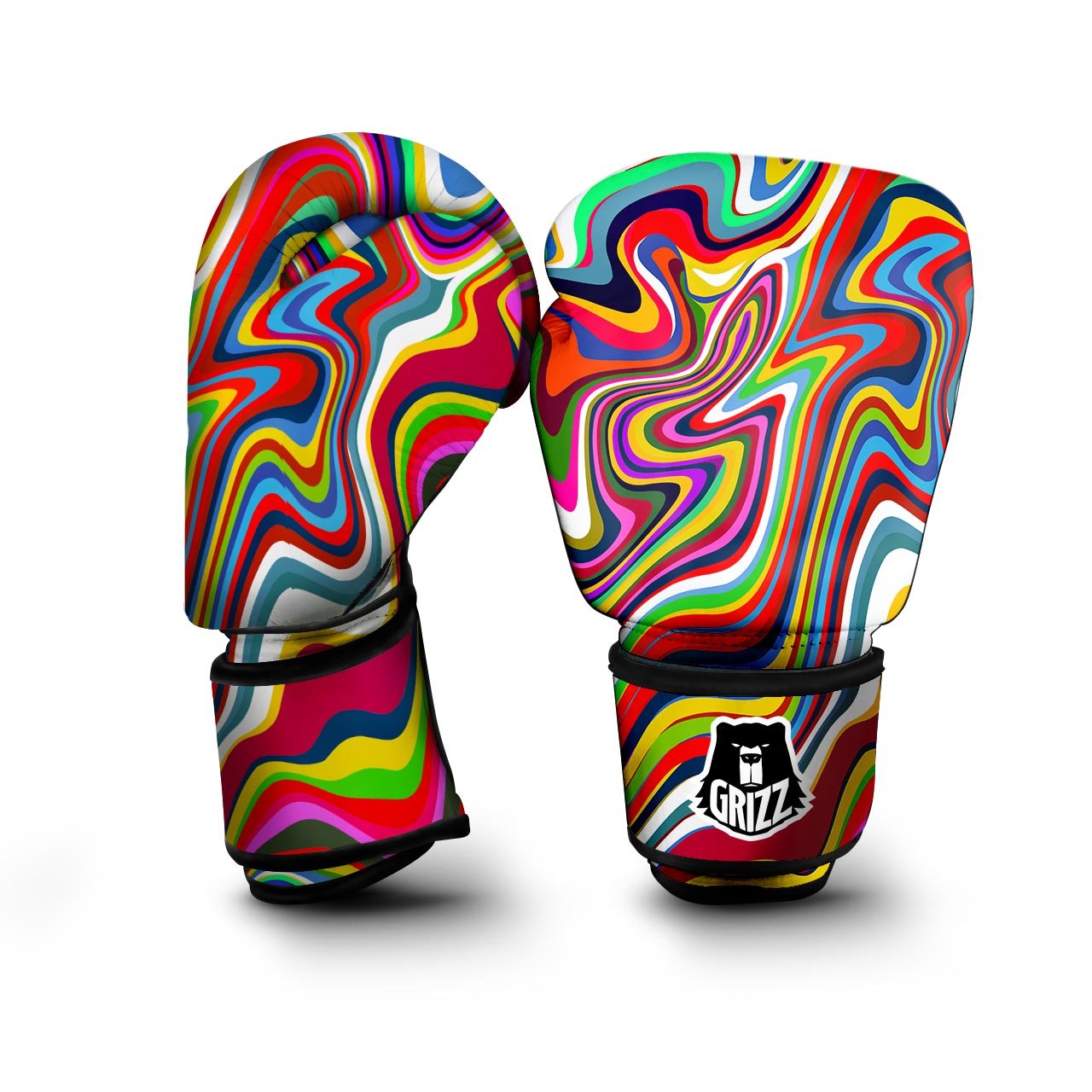 Abstract Ink Paint Boxing Gloves-grizzshop