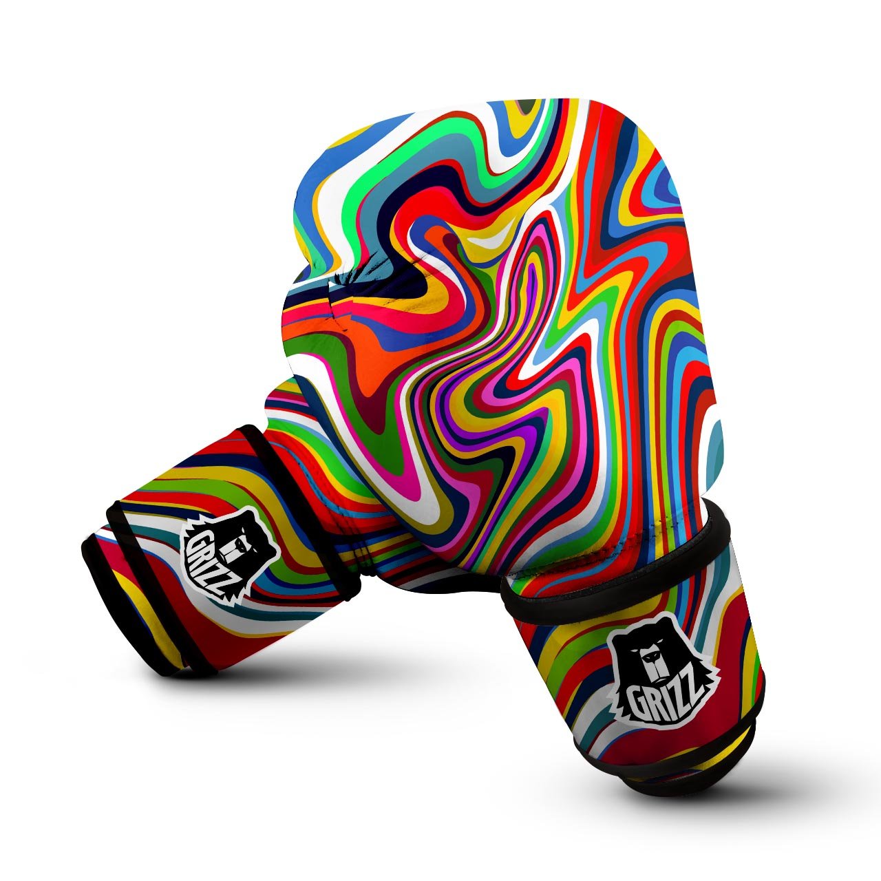 Abstract Ink Paint Boxing Gloves-grizzshop