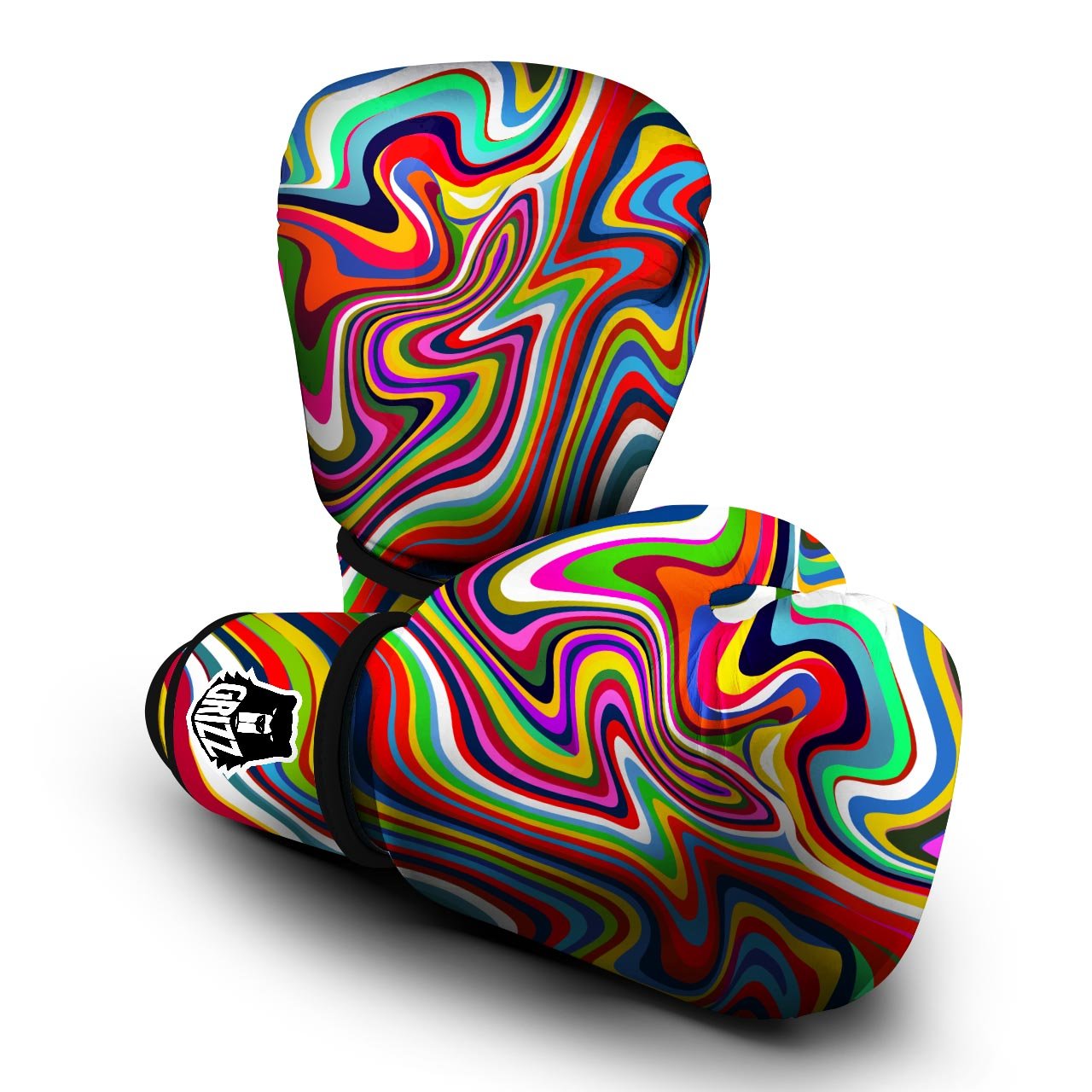 Abstract Ink Paint Boxing Gloves-grizzshop