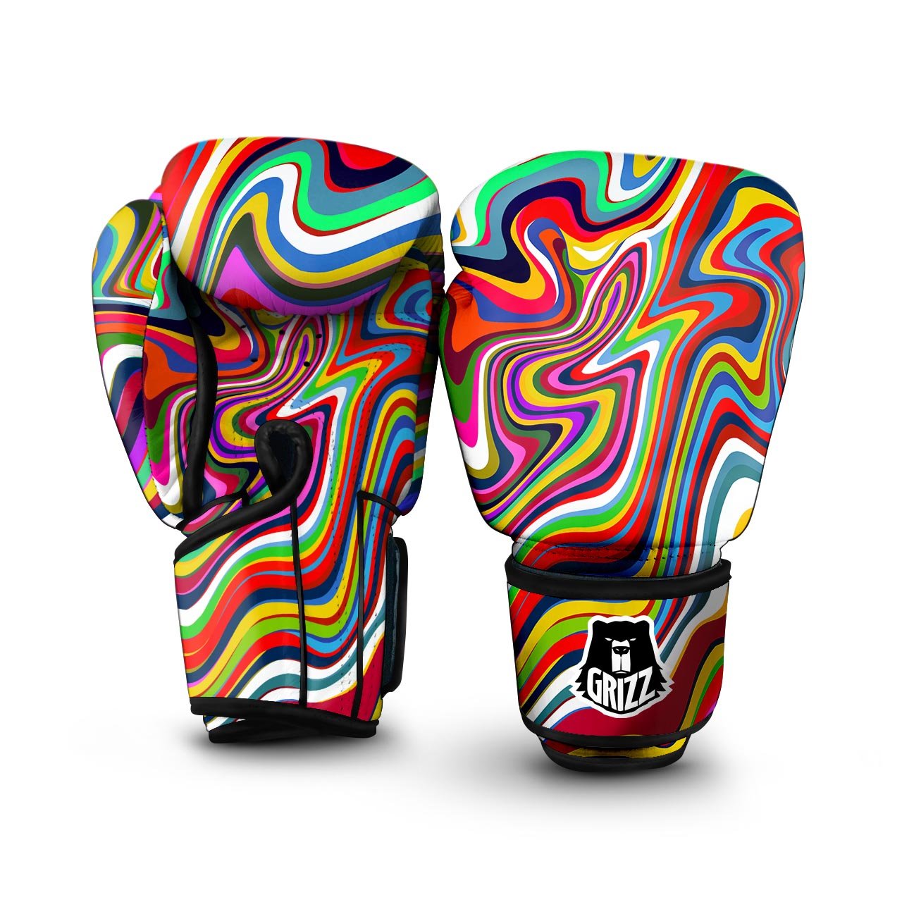 Abstract Ink Paint Boxing Gloves-grizzshop