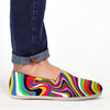 Abstract Ink Paint Canvas Shoes-grizzshop
