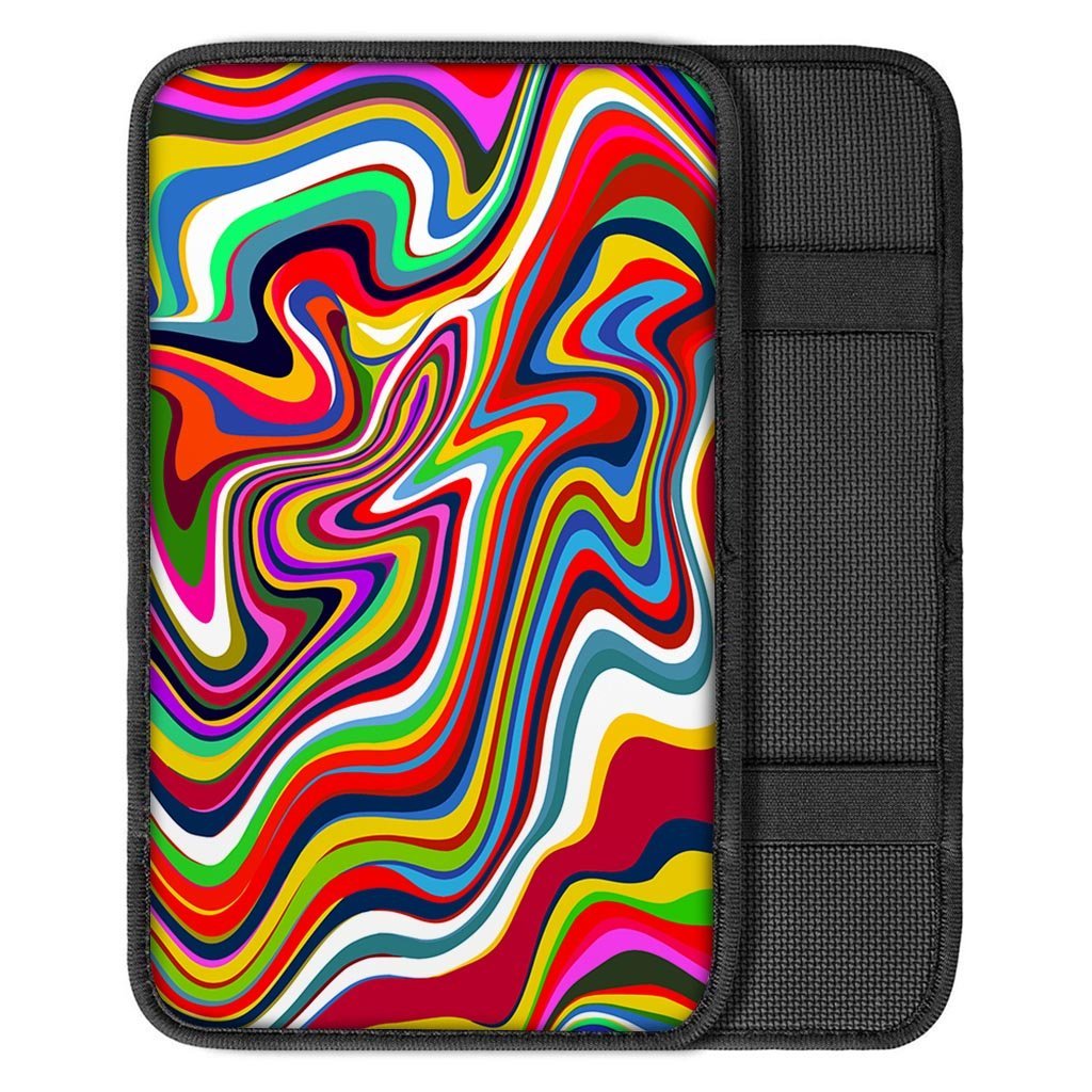 Abstract Ink Paint Car Console Cover-grizzshop