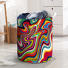 Abstract Ink Paint Laundry Basket-grizzshop