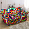 Abstract Ink Paint Loveseat Cover-grizzshop