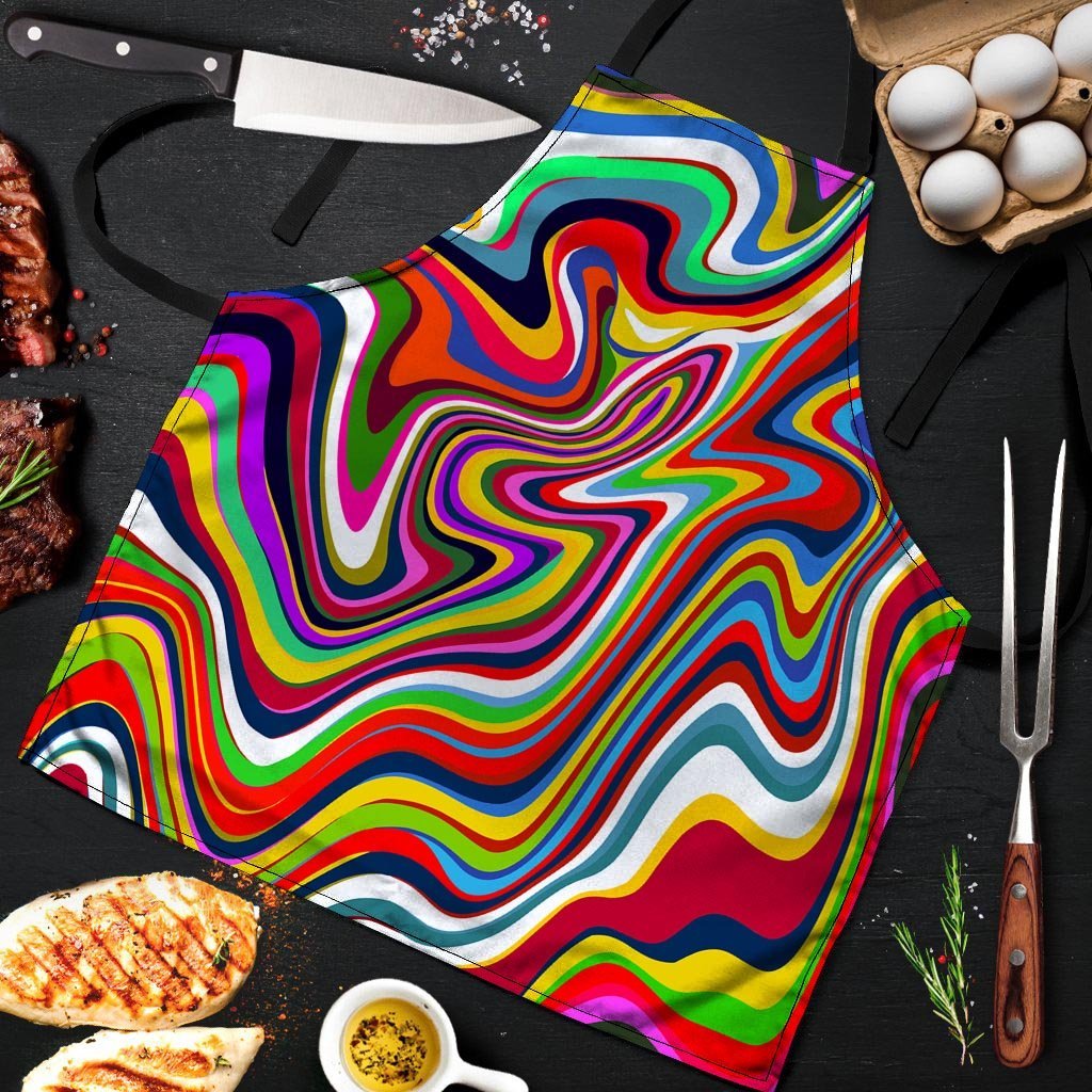 Abstract Ink Paint Men's Apron-grizzshop