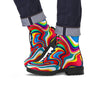 Abstract Ink Paint Men's Boots-grizzshop