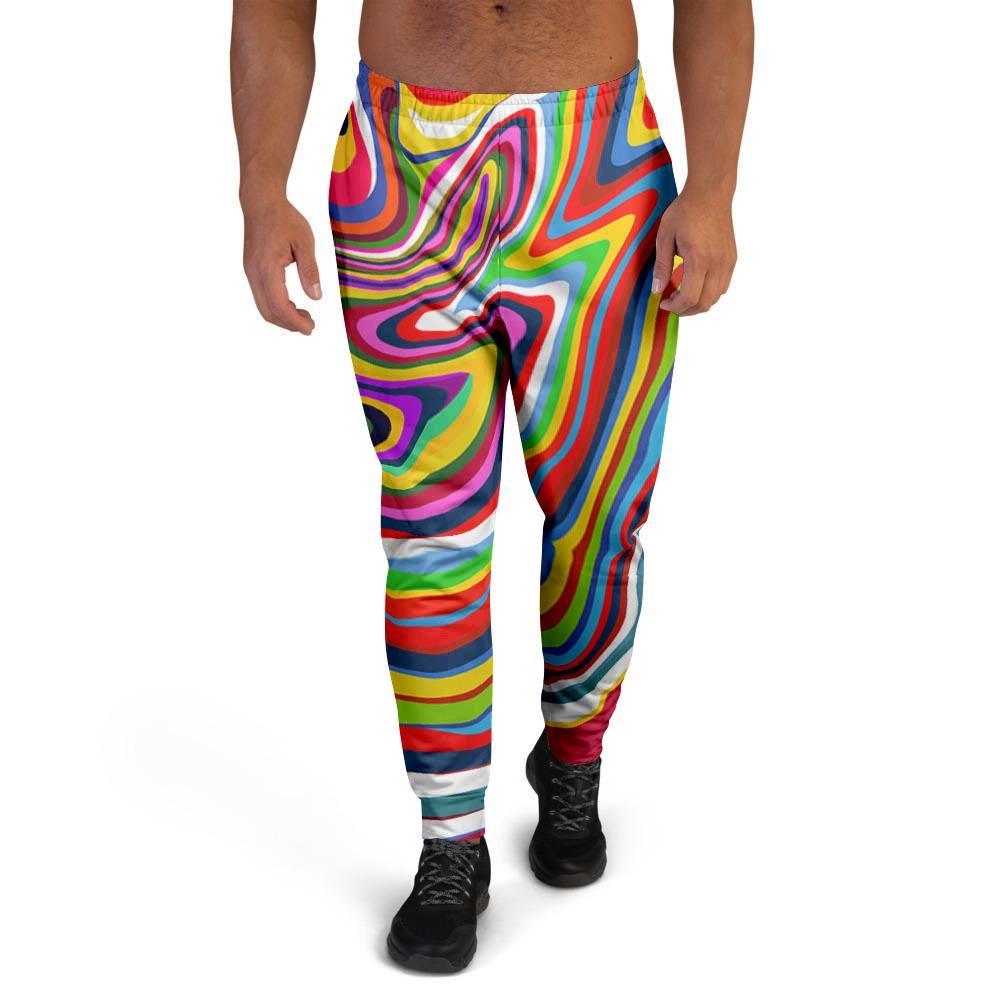 Abstract Ink Paint Men's Joggers-grizzshop