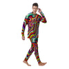 Abstract Ink Paint Men's Pajamas-grizzshop
