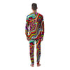 Abstract Ink Paint Men's Pajamas-grizzshop