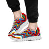 Abstract Ink Paint Men's Sneakers-grizzshop