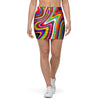 Abstract Ink Paint Mini Skirt-grizzshop