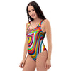 Abstract Ink Paint One Piece Swimsuite-grizzshop