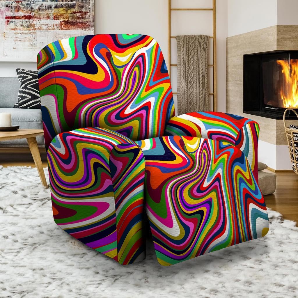 Abstract Ink Paint Recliner Cover-grizzshop