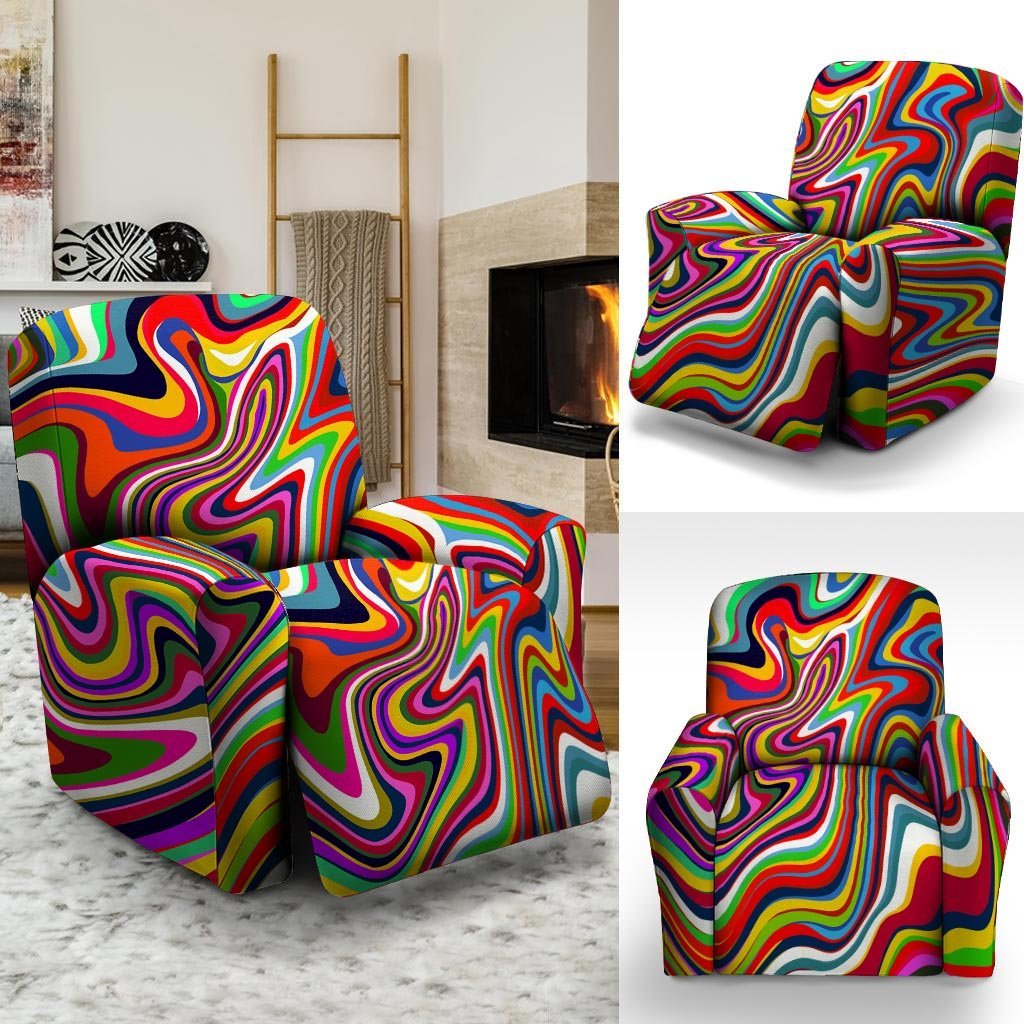 Abstract Ink Paint Recliner Cover-grizzshop