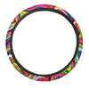 Abstract Ink Paint Steering Wheel Cover-grizzshop