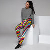 Abstract Ink Paint Women's Joggers-grizzshop