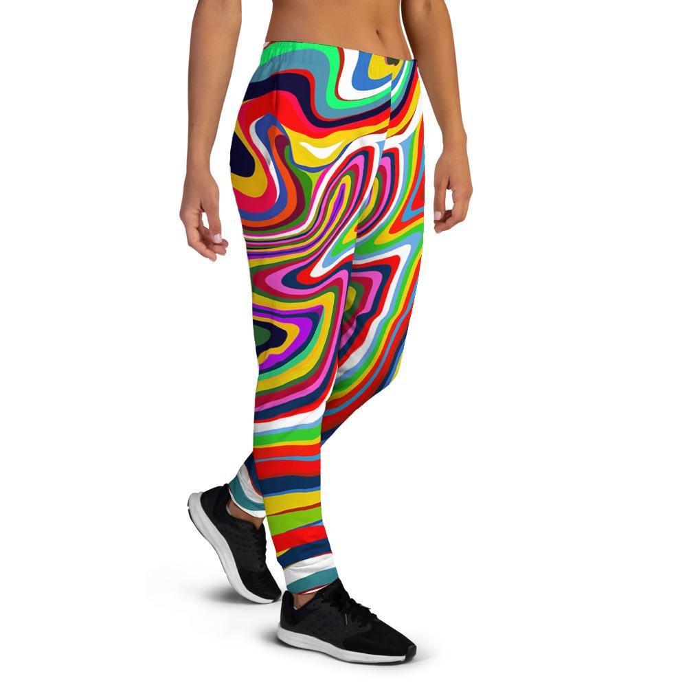 Abstract Ink Paint Women's Joggers-grizzshop