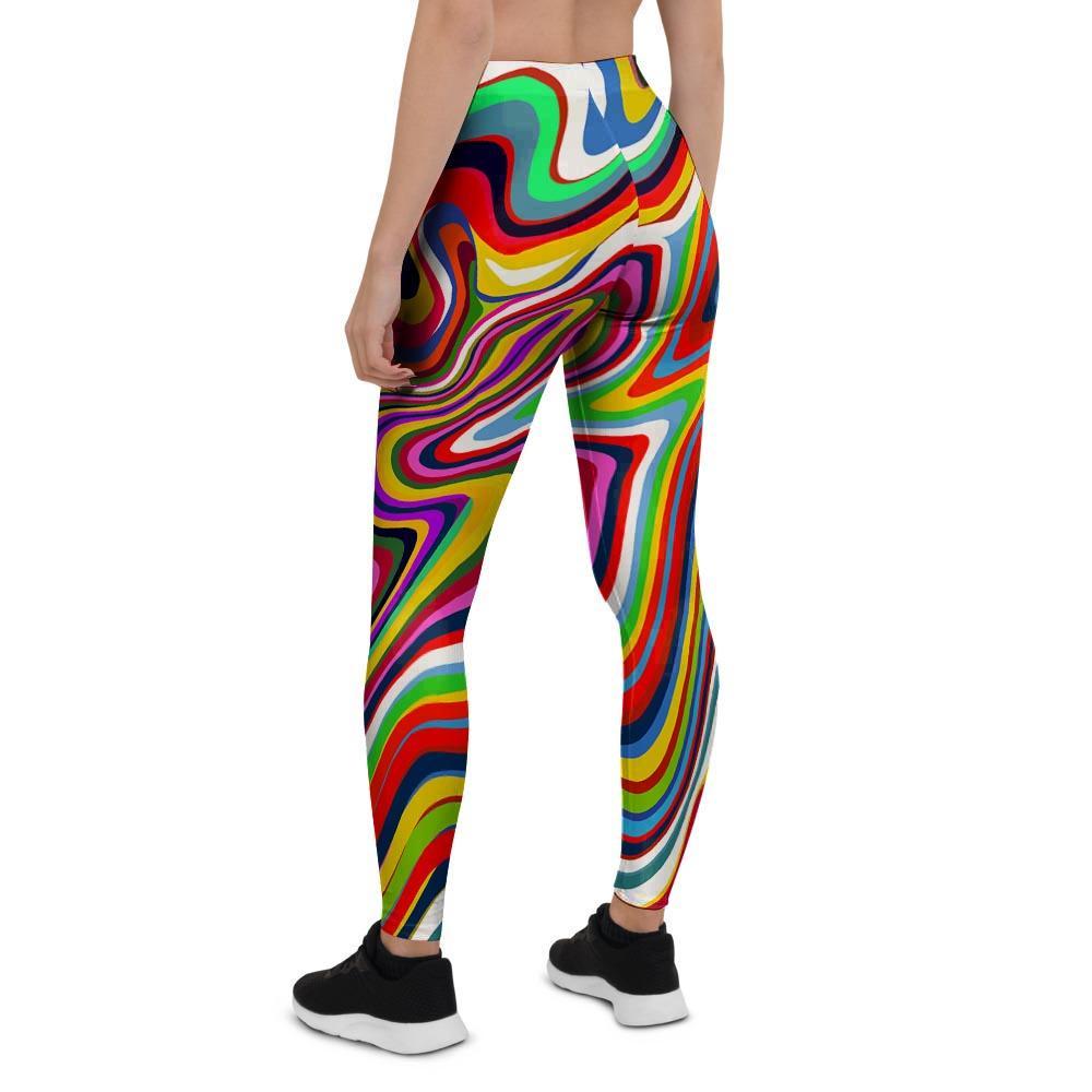 Abstract Ink Paint Women's Leggings-grizzshop