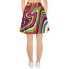 Abstract Ink Paint Women's Skirt-grizzshop