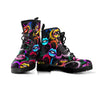 Abstract Lip Graffiti Print Men's Boots-grizzshop