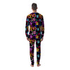 Abstract Lip Graffiti Print Men's Pajamas-grizzshop