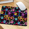 Abstract Lip Graffiti Print Mouse Pad-grizzshop