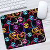 Abstract Lip Graffiti Print Mouse Pad-grizzshop