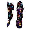 Abstract Lip Graffiti Print Muay Thai Shin Guard-grizzshop