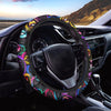 Abstract Lip Graffiti Print Steering Wheel Cover-grizzshop