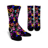 Abstract Lip Graffiti Print Unisex Socks-grizzshop