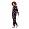 Abstract Lip Graffiti Print Women's Pajamas-grizzshop