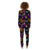 Abstract Lip Graffiti Print Women's Pajamas-grizzshop