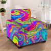 Abstract Mixing Ink Armchair Cover-grizzshop