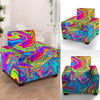 Abstract Mixing Ink Armchair Cover-grizzshop