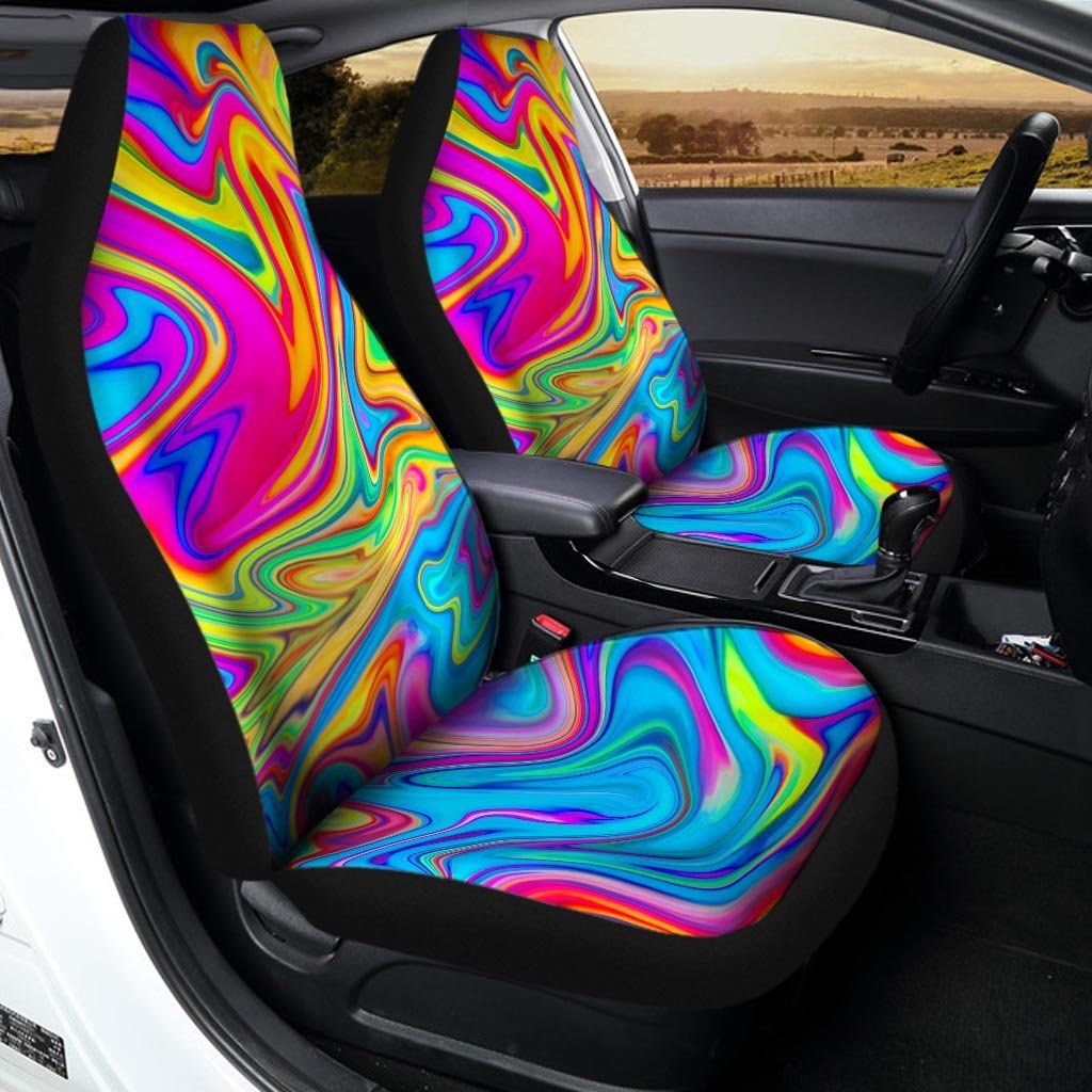 Abstract Mixing Ink Car Seat Covers-grizzshop