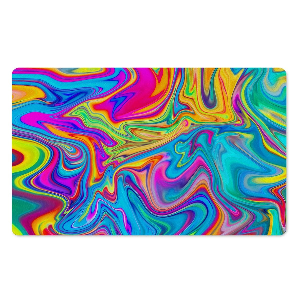 Abstract Mixing Ink Door Mat-grizzshop