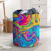 Abstract Mixing Ink Laundry Basket-grizzshop