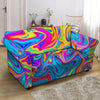 Abstract Mixing Ink Loveseat Cover-grizzshop