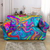 Abstract Mixing Ink Loveseat Cover-grizzshop