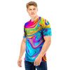 Abstract Mixing Ink Men T Shirt-grizzshop