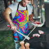 Abstract Mixing Ink Men's Apron-grizzshop