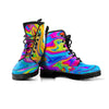 Abstract Mixing Ink Men's Boots-grizzshop