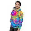 Abstract Mixing Ink Men's Hoodie-grizzshop