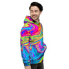 Abstract Mixing Ink Men's Hoodie-grizzshop