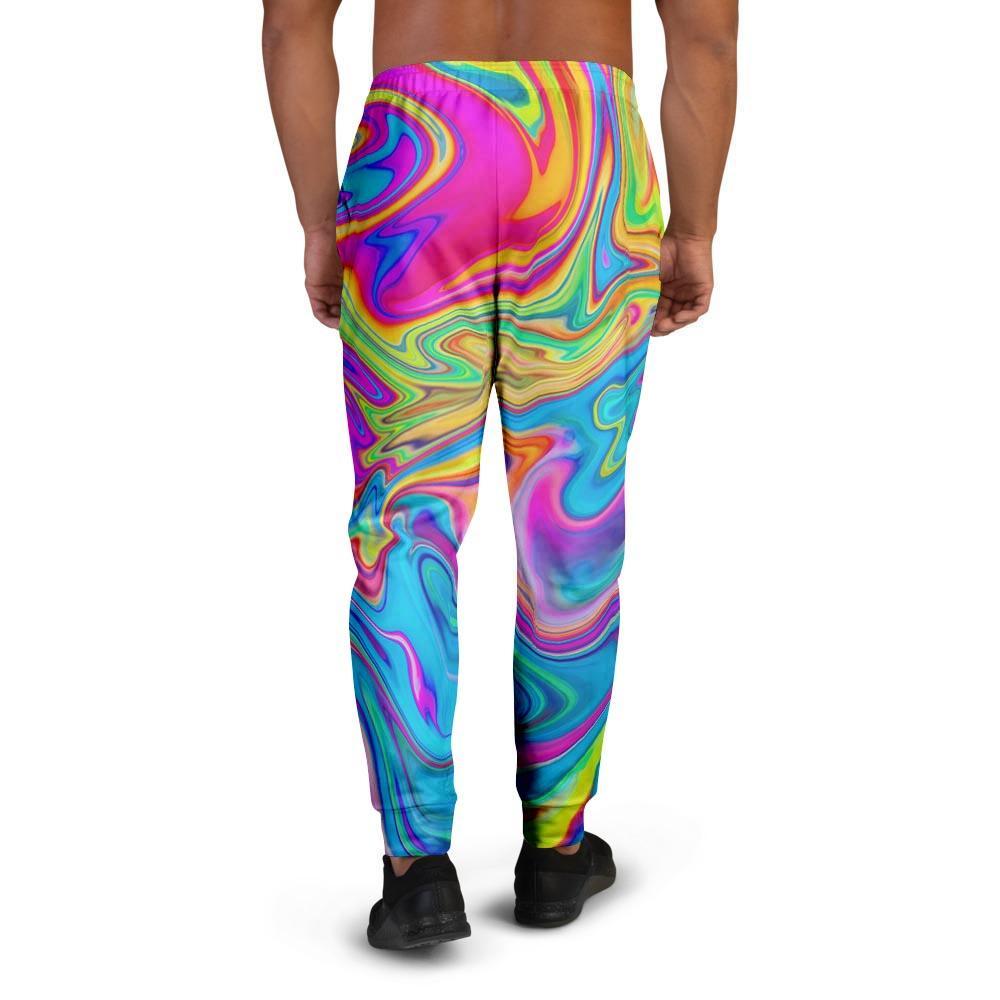 Abstract Mixing Ink Men's Joggers-grizzshop