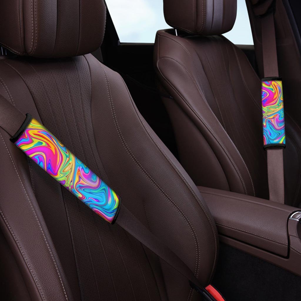 Abstract Mixing Ink Seat Belt Cover-grizzshop