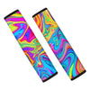 Abstract Mixing Ink Seat Belt Cover-grizzshop