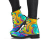 Abstract Mixing Ink Women's Boots-grizzshop